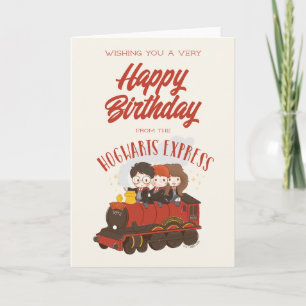 All Aboard the Hogwarts Express Magical Birthday Card