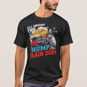 All Aboard The Trump Train 2024 Shirt