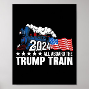 All Aboard The Trump Train  Poster