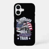 All Aboard The Trump Train Trump 2024 Patriotic US