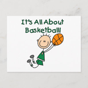 All About Basketball Tshirts and Gifts Postcard