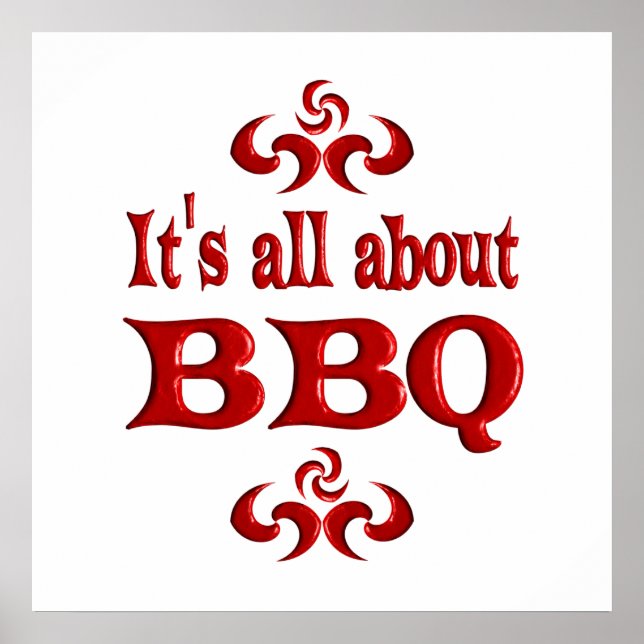 ALL ABOUT BBQ POSTER (Front)