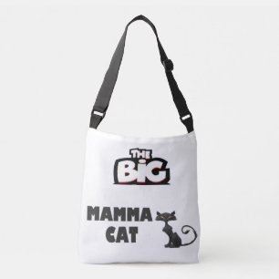 All about big Mama cats who are cool animals Crossbody Bag