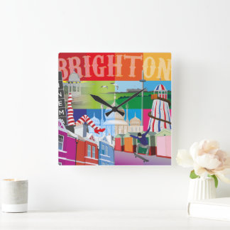 All About Brighton Wall Clock