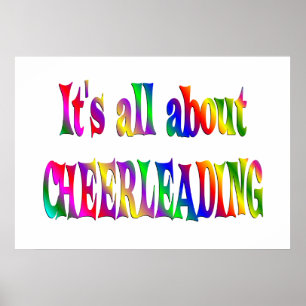 All About Cheerleading Poster