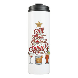 All About Christmas Spirits Cocktails Whiskey Star Thermal Tumbler