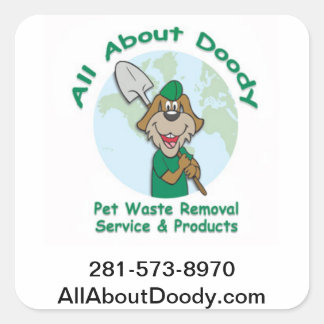 All About Doody Sticker - Square