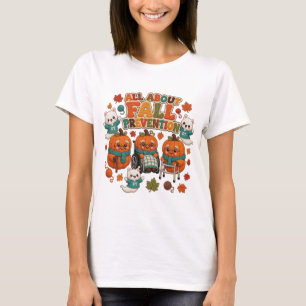 All About Fall Prevention Sweatshirt Crochet T-Shirt