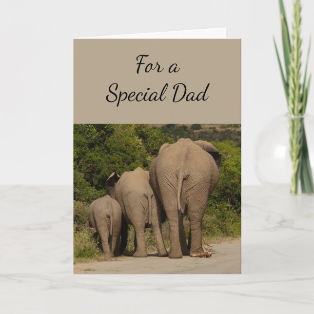 All About Family Special Father's Day Dad Card (Front)