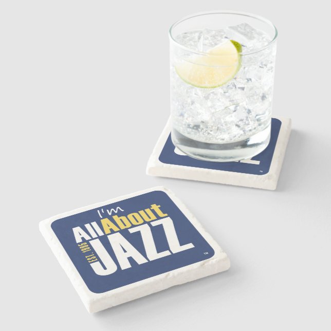 All About Jazz Drink Coasters (Side)