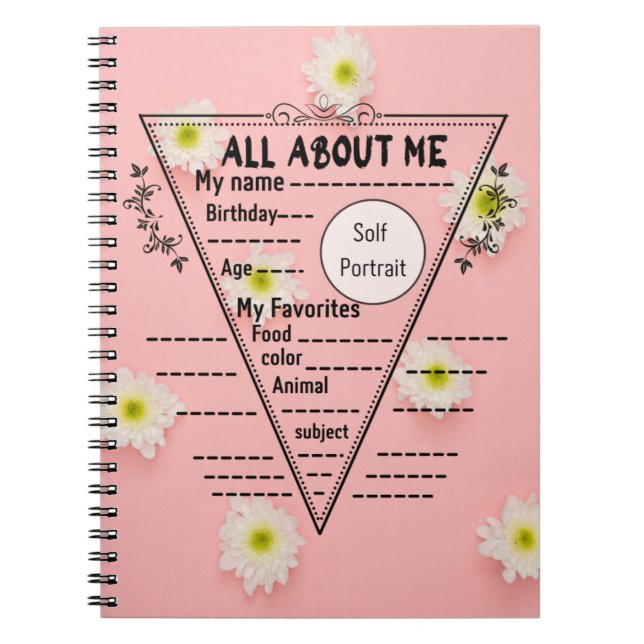 All About Me Notebook (Front)