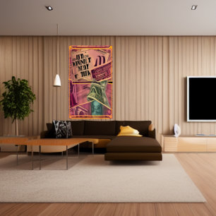 All about money   AI Art  Poster