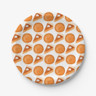 All About Pumpkin Pie Paper Plate