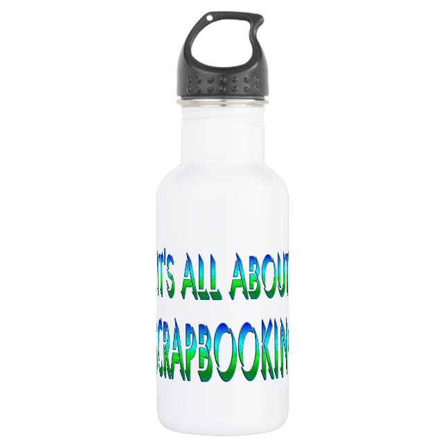 All About Scrapbooking 532 Ml Water Bottle (Front)