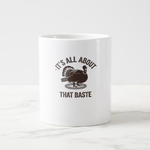 All About That Baste Christmas Trendy Large Coffee Mug
