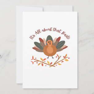 All About That Baste Classic Sloth Holiday Card