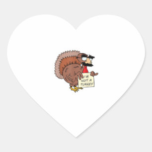 All About that Baste Funny for Thanksgiving Heart Sticker