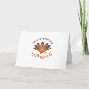 All About That Baste Sloth Classic Whimsical Style Card