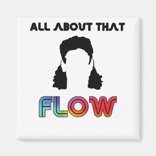 All about that flow hockey hair magnet