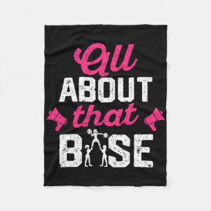 All About That Se - Funny Cheerleading Cheer _1  Fleece Blanket