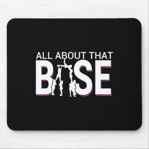 All About That Se Funny Cheerleading Cheer - Bigge Mouse Pad