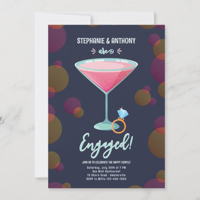 All About The Bride Engagement Party Invitation (Front)