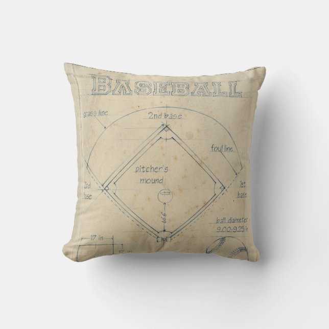 All About the Game - Baseball Cushion (Front)