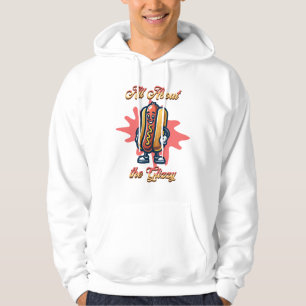 All About the Glizzy Funny Hotdog Humour Hoodie