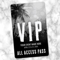 All Access Black White Event VIP