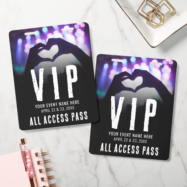 All Access Event VIP Pass ID Badge (Office)