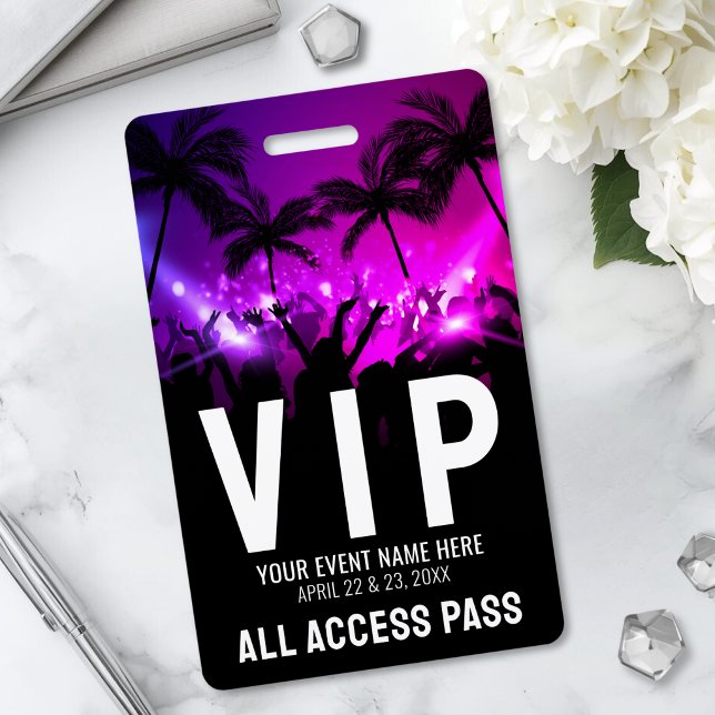 All Access Pass Event VIP ID Badge (All Access Pass Event VIP Badge )