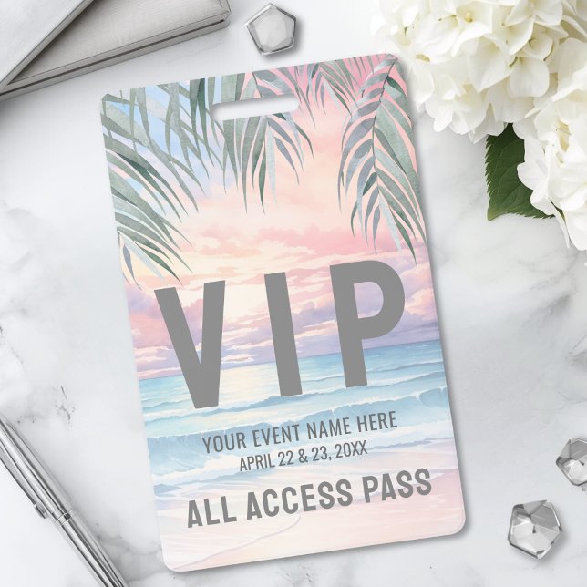 All Access Pass Event VIP ID Badge (All Access Pass Event VIP Badge)