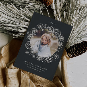 All Aflurry Single Photo Holiday Card