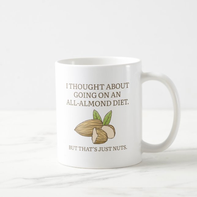 All-Almond Diet Coffee Mug (Right)