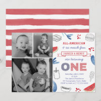 All-American 1st Birthday Party For Twins