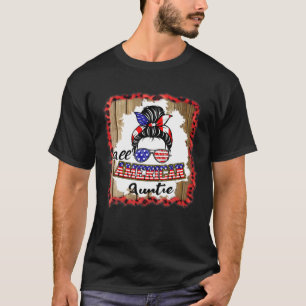 All American Auntie Patriotic Matching Family 4Th T-Shirt