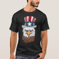 All American Bald Eagle Uncle Sam