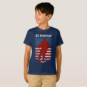All-American Basketball Vintage Distressed 3 T-Shirt