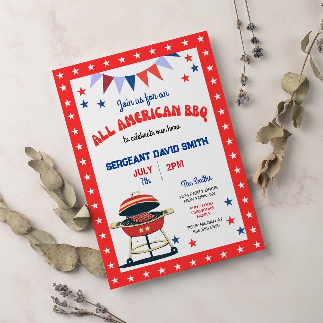 All American BBQ Party Invitation (Creator Uploaded)