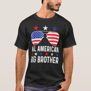 All American Big Brother 4th Of July Mens Sunglass T-Shirt