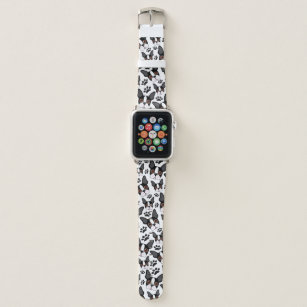 All American Boston Terrier Pet Puppy Dog Apple Watch Band