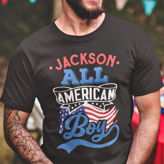 All american boy 4th july patriotic family reunion T-Shirt (Creator Uploaded)