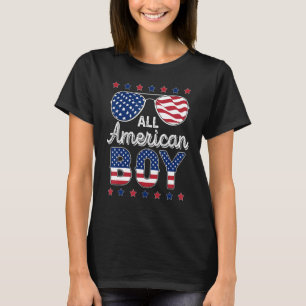 All American Boy 4th of July American Sunglasses F T-Shirt