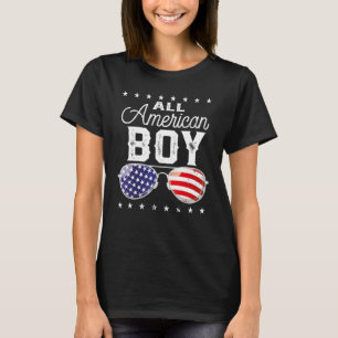 All American Boy 4th Of July USA Sunglasses Family T-Shirt