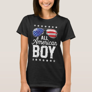 All American Boy 4th Of July Usa Sungles Family Ma T-Shirt