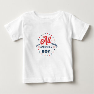 All American Boy Badge Baby T-Shirt