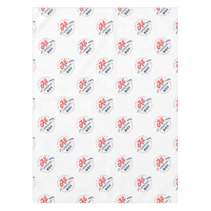 All American Boy Badge Tablecloth