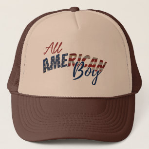 ALL AMERICAN BOY TRUCKER HAT
