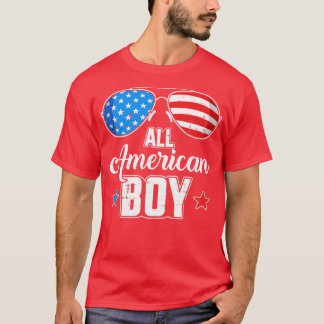 All american boy US flag sunglasses for matching 4 T-Shirt