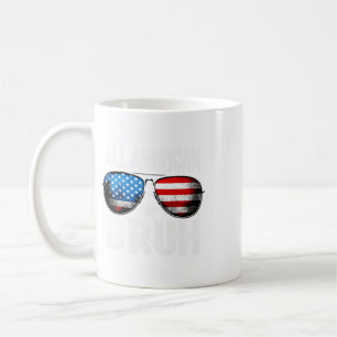 All American Bruh 4th Of July Boys Patriotic Kids Coffee Mug